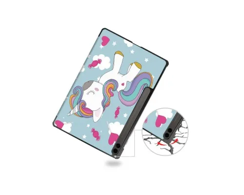 Чехол для планшета BeCover Smart Case Samsung Tab S9 Plus (SM-X810/SM-X816)/S9 FE Plus (SM-X610/SM-X616) 12.4 Unicorn (710385)