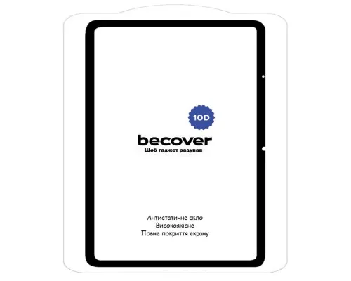 Стекло защитное BeCover 10D Xiaomi Redmi Pad 10.61 2022 Black (710589)