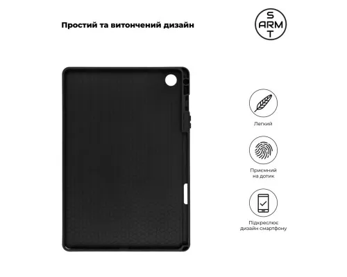 Чехол для планшета Armorstandart Matte Slim Fit with pen Samsung Galaxy Tab A9+ Black (ARM75042)