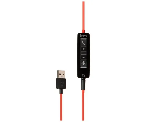 Навушники Poly BlackWire 5210 USB-A HS Mono Black (80R98AA)