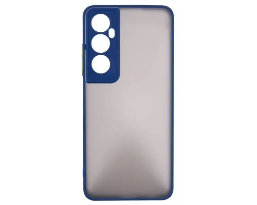 Чохол до мобільного телефона Dengos Realme C65 + Glass Blue (DG-KM-94)