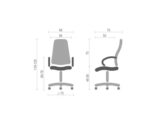 Офисное кресло Аклас Валенсия Soft CH MB Белый (Кожа Lux LC-W) (10076462)