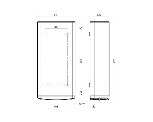 Бойлер Ariston VELIS TECH 80 EU (3100918)