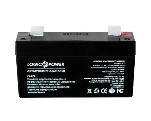 Батарея до ДБЖ LogicPower LPM 6В 1.3 Ач (4157)