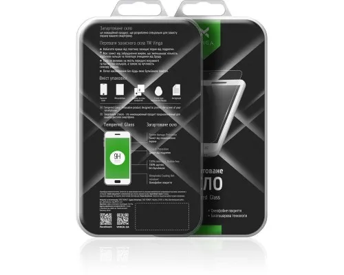 Скло захисне Vinga для Nokia 7.1 (Black) (VTPGS-N7A1)