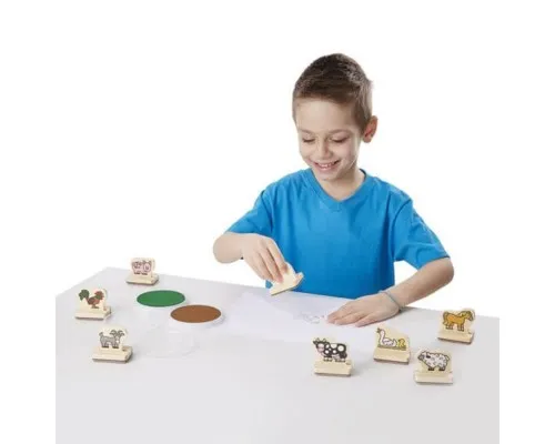 Набір для творчості Melissa&Doug Штампи Тварини на фермі (MD12390)