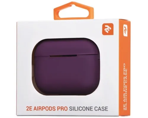 Чохол для навушників 2E для Apple AirPods Pro Pure Color Silicone 2.5 мм Marsala (2E-PODSPR-IBPCS-2.5-M)