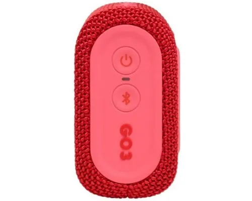 Акустическая система JBL Go 3 Red (JBLGO3RED)