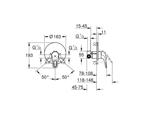 Змішувач Grohe Eurostyle (33635003)