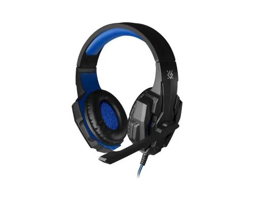 Наушники Defender Warhead G-390 Black-Blue (64038)