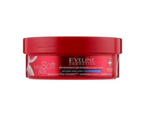 Крем для тела Eveline Cosmetics Extra Soft SOS Интенсивно регенерирующий 200 мл (5907609378996)