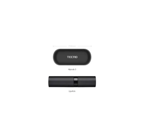 Наушники Tecno Hipods H3 Black (4895180768019)