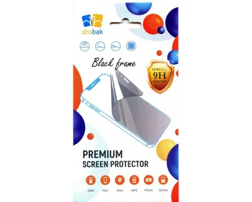 Скло захисне Drobak Nokia С21 Plus (Black) (444468)