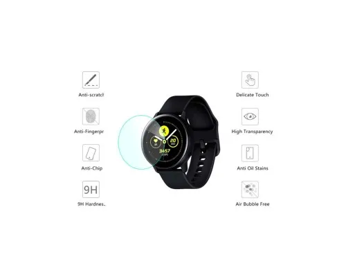 Плівка захисна Drobak Ceramics Samsung Galaxy Watch Active (2 шт) (313111)