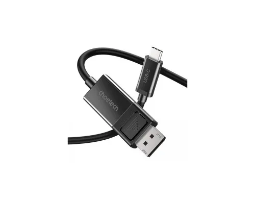 Кабель мультимедійний USB-C to DisplayPort 1.8m 8K 30Hz Choetech (XCP-1803-BK)