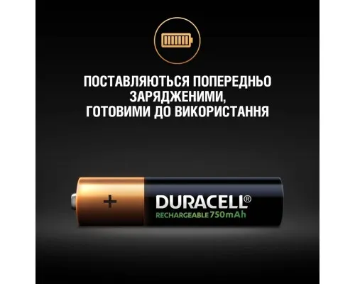 Аккумулятор Duracell AAA HR03 750mAh * 4 (5007331)