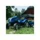 Веломобиль Falk New Holland трактор на педалях с прицепом Синий (3080AB)