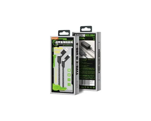 Дата кабель USB-C to USB-C + Lightning + USB-A 1.5m Black Proda (PD-B96th-BK)