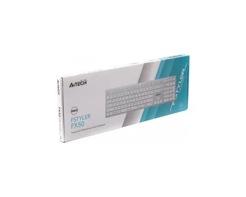 Клавіатура A4Tech FX50 USB White