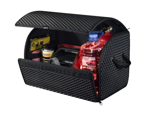 Сумка-органайзер EVAtech M-PRO 32x50x30 см. Ромб чорний з чорним кантом (BS13642OM3RBB)