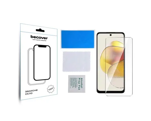 Скло захисне BeCover Motorola Moto G73 3D Crystal Clear Glass (709738)