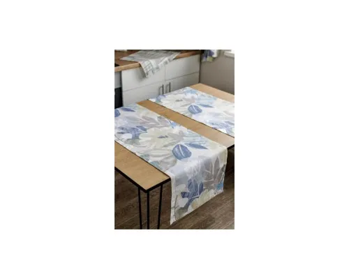 Доріжка на стіл Прованс Блакитні Квіти 140х40 см (4823093449626)