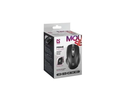 Мишка Defender Prime MB-053 Silent Wireless Black (52053)