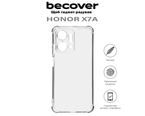 Чехол для мобильного телефона BeCover Anti-Shock Honor X7a Clear (710599)