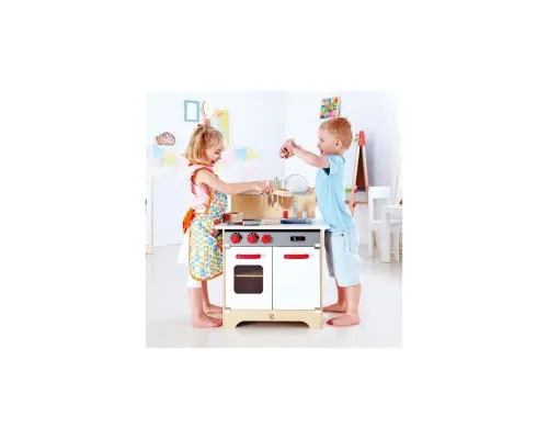 Игровой набор Hape Детская кухня из дерева белый (E3152)