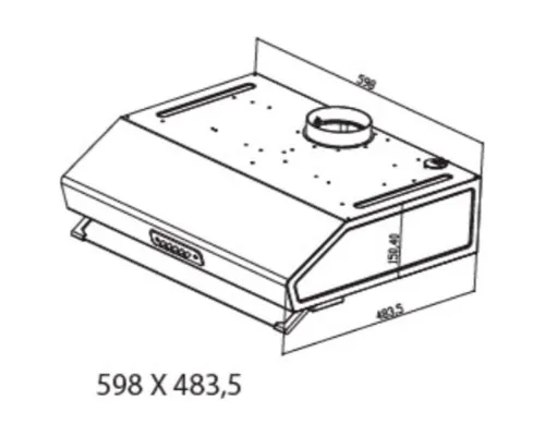 Витяжка кухонна Grunhelm GVP 410 W