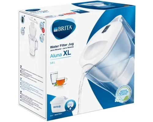 Фільтр-глечик Brita Aluna XL Memo, 3.5л, білий (1039269)