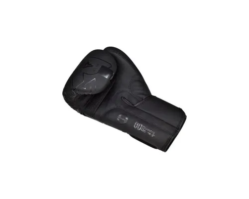 Боксерские перчатки RDX F6 Kara Matte Black 14 унцій (BGR-F6MB-14OZ)