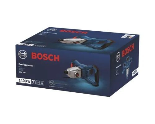 Миксер строительный Bosch GRW 140, 1400Вт, 480-750об/мин, М14, 4.2кг (0.601.1C4.020)