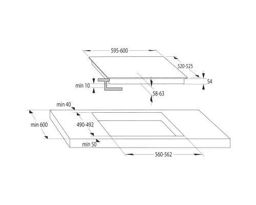 Варочная поверхность Gorenje GI6401BC