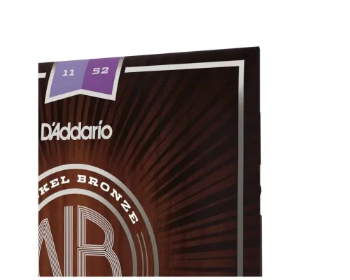 Струни для гітари D'Addario Nickel Bronze Custom Light (11-52) (NB1152)