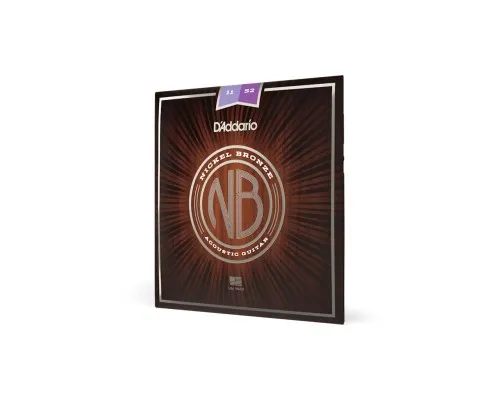 Струни для гітари D'Addario Nickel Bronze Custom Light (11-52) (NB1152)