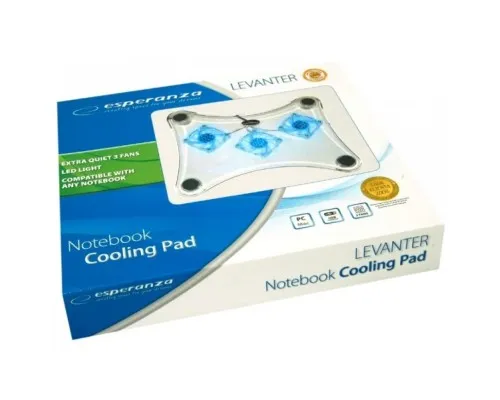 Подставка для ноутбука Esperanza Levanter Notebook Cooling Pad to size 15.6 (EA107)