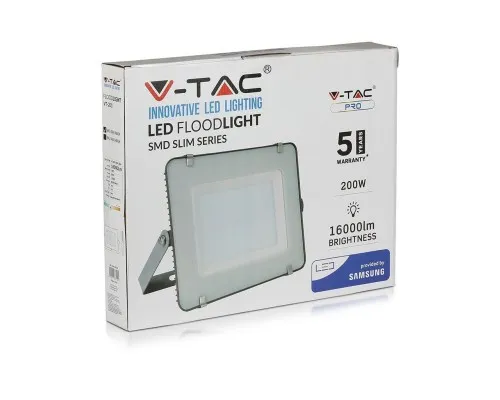 Прожектор V-TAC LED 200W, SKU-484, Samsung CHIP, 230V, 4000К (3800157631402)