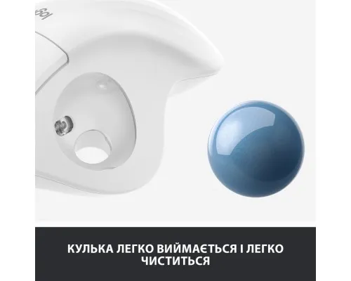 Мышка Logitech Ergo M575 Wireless Trackball Off-white (910-005870)