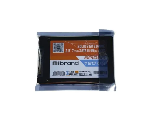 Накопичувач SSD 2.5 120GB Mibrand (MI2.5SSD/SP120GB)