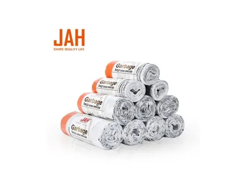 Пакети для сміття JAH для відер до 20 л (55х55 см) із затяжками 15 шт. (6304)