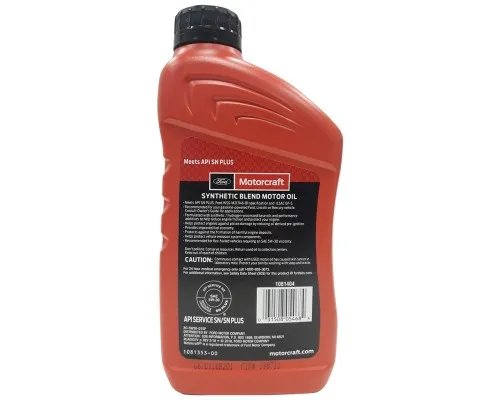 Моторна олива Ford Motorcraft Synthetic Blend 5W-30 946 ml (XO5W30Q1SP)