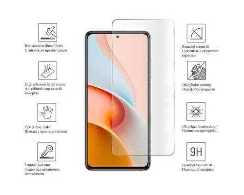 Скло захисне Drobak Poco M4 Pro (444482)