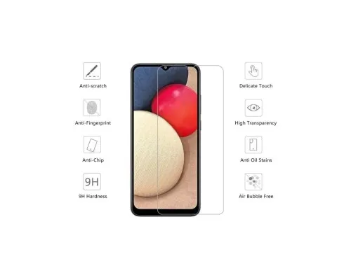 Скло захисне Drobak Samsung Galaxy A02s (464637)