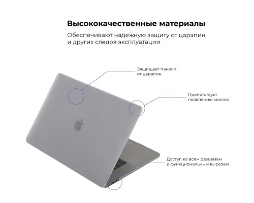 Чохол до ноутбука Armorstandart 13.3 MacBook Pro 2020 (A2289/A2251) Matte Shell (ARM57239)