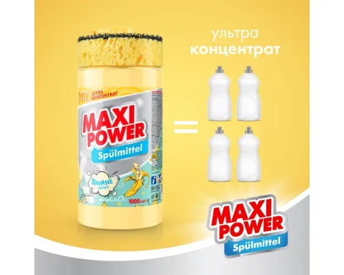 Средство для ручного мытья посуды Maxi Power Банан 1000 мл (4823098408499)