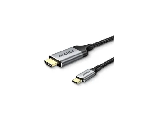 Кабель мультимедійний USB-C to HDMI 1.8m 4K 60Hz Choetech (CH0021-BK)