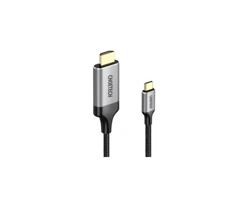 Кабель мультимедійний USB-C to HDMI 1.8m 4K 60Hz Choetech (CH0021-BK)