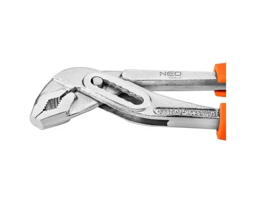 Кліщі Neo Tools трубні, переставні, діапазон 10-45 мм, CrV, 250мм (02-401)
