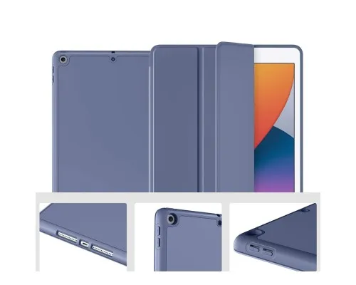 Чехол для планшета BeCover Tri Fold Soft TPU Silicone Apple iPad Air 4 10.9 2020/2021 Purple (706873)